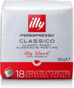 Illy - Iperespresso Koffie Home Classico 6 X 18 Capsules -Koffie Kortings Winkel 1010x1200