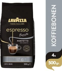 Lavazza Espresso Barista Perfetto Koffiebonen - 500 Gram X4 -Koffie Kortings Winkel 1040x1200