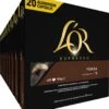 L'OR Espresso Forza Koffiecups - Intensiteit 9/12 - 10 X 20 Capsules -Koffie Kortings Winkel 1079x1200