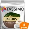 Tassimo - Jacobs Cappuccino Classico - 5x 8 T-Discs 1 Tassimo - Jacobs Cappuccino Classico - 5x 8 T-Discs -Koffie Kortings Winkel 1081x1200