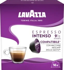 Lavazza Espresso Intenso Capsules - Geschikt Voor Dolce Gusto Apparaat - 6 X 16 Stuks -Koffie Kortings Winkel 1095x1200 1