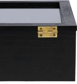 Theedoos Zwart 9-vaks - Met Fluweel - 23 X 23 Cm 10 Theedoos Zwart 9-vaks - Met Fluweel - 23 X 23 Cm -Koffie Kortings Winkel 1099x1200 2