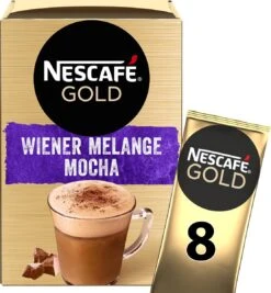 Nescafé Gold Wiener Melange Mocha Oploskoffie - 6 Doosjes à 8 Zakjes 9 Nescafé Gold Wiener Melange Mocha Oploskoffie - 6 Doosjes à 8 Zakjes -Koffie Kortings Winkel 1111x1200 2