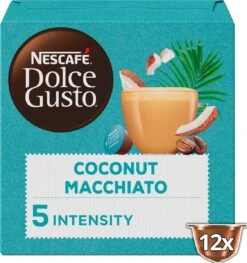Nescafé Dolce Gusto Coconut Macchiato Capsules - Vegan Koffie - 36 Koffiecups -Koffie Kortings Winkel 1126x1200 1