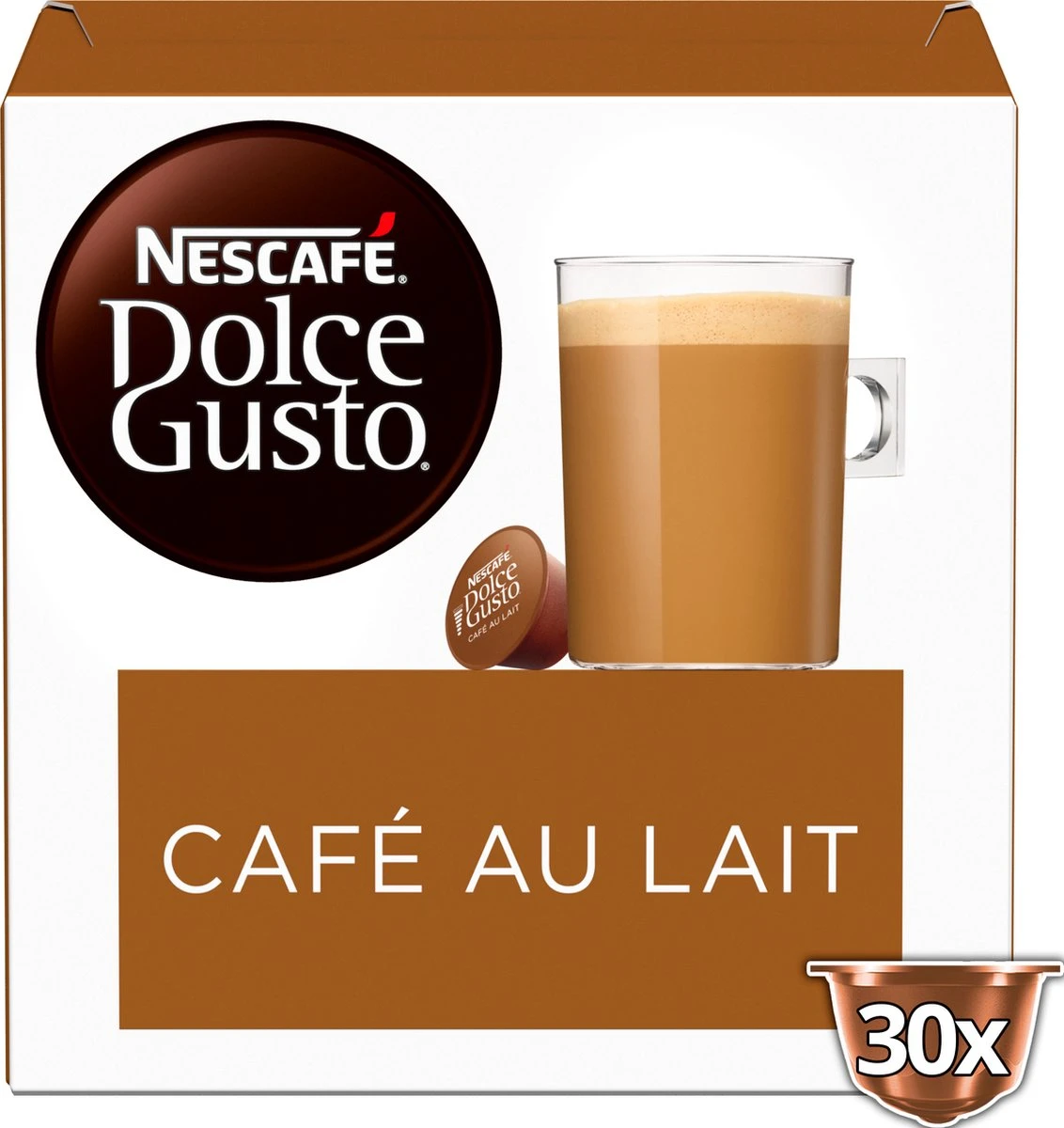 Nescafé Dolce Gusto Café Au Lait Capsules - 90 Koffiecups 5 Nescafé Dolce Gusto Café Au Lait Capsules - 90 Koffiecups - Afbeelding 3