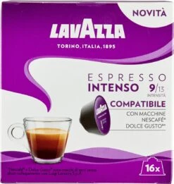 Lavazza Espresso Intenso Capsules - Geschikt Voor Dolce Gusto Apparaat - 16 Stuks X3 7 Lavazza Espresso Intenso Capsules - Geschikt Voor Dolce Gusto Apparaat - 16 Stuks X3 -Koffie Kortings Winkel 1136x1200