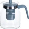 Merkloos Glazen Theepot Met Blauw Filter - 1.5 L 2 Merkloos Glazen Theepot Met Blauw Filter - 1.5 L -Koffie Kortings Winkel 1138x1200