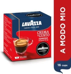 LAVAZZA A Modo Mio Crema E Gusto – 16 Cups -Koffie Kortings Winkel 1144x1200