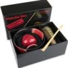 Merkloos Matcha Thee Set Inclusief Handgemaakte Matcha Kom, Bamboe Matcha Klopper, Chasen Houder Rood En Bamboe Maatschep - Complete Matcha Set -Koffie Kortings Winkel 1158x1200 2