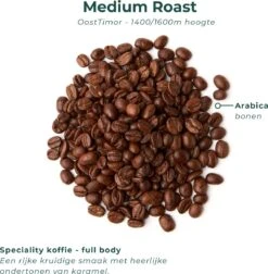 Soolong Sense Oost Timor Nr1000 Koffiebonen Smooth Lacau - Speciality Koffie Arabica Medium Roast Met Rijke Kruidige Smaak Met Heerlijke Ondertonen Van Karamel - Zak 250gram -Koffie Kortings Winkel 1174x1200