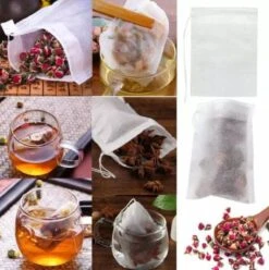 Lege Theezakjes Voor Losse Thee 200 Stuks 5 X 7 Cm - Biologisch Afbreekbaar En Recyclebaar -Koffie Kortings Winkel 1197x1200 10