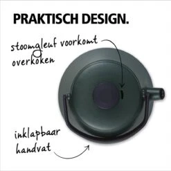 BRABANTIA T-TIME Donkergroene Theepot - Gietijzer - 0,7 L - Inclusief Zeefje -Koffie Kortings Winkel 1198x1200 21