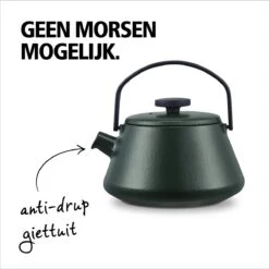 BRABANTIA T-TIME Donkergroene Theepot - Gietijzer - 0,7 L - Inclusief Zeefje -Koffie Kortings Winkel 1198x1200 22