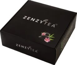 Theedoos Van ZENZYTEA® - Bamboe - Theedoos 9 Vaks - Inclusief 3 Theeblikken Voor Losse Thee - Geschikt Voor Grote & Kleine Theezakjes - Vierkant - Grote Vakken - Luxe Verpakking - Cadeau -Koffie Kortings Winkel 1200x1027
