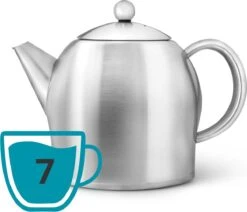 Bredemeijer - Theepot Minuet Santhee 1,4L Mat Dubbelwandig -Koffie Kortings Winkel 1200x1029