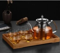 SensaHome - Infuser Theekan/Theepot - Transparant - Glas -Koffie Kortings Winkel 1200x1060 2