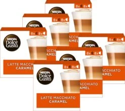 NESCAFÉ Dolce Gusto Latte Macchiato Caramel - 6 Doosjes à 16 Capsules