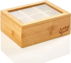 Bambuswald© Houten Theedoos Met 6 Vakken Gemaakt Van 100% Duurzame Bamboe 27 Bambuswald© Houten Theedoos Met 6 Vakken Gemaakt Van 100% Duurzame Bamboe -Koffie Kortings Winkel 1200x1075 1