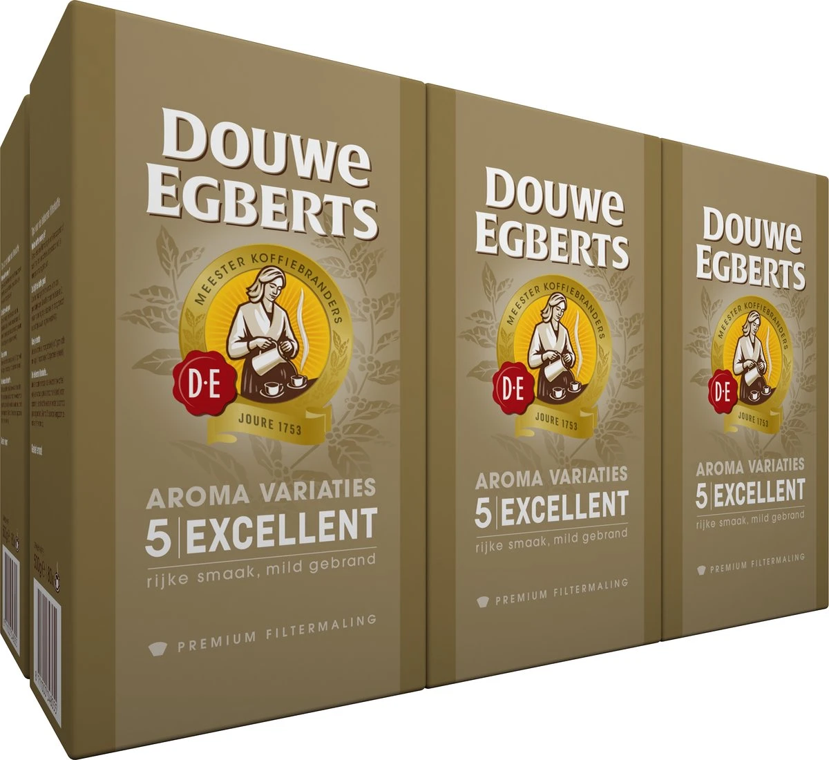 Douwe Egberts Excellent Filterkoffie - 6 X 500 Gram 3 Douwe Egberts Excellent Filterkoffie - 6 X 500 Gram
