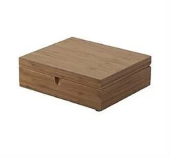 Bredemeijer - Theedoos 6-vaks Gesloten Bamboe Naturel -Koffie Kortings Winkel 1200x1110 1