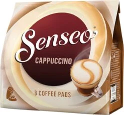 Senseo Cappuccino Koffiepads - 2/9 Intensiteit - 10 X 8 Pads -Koffie Kortings Winkel 1200x1116