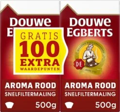 Douwe Egberts Aroma Rood Filterkoffie - Dubbelpak 6 X 1000 Gram -Koffie Kortings Winkel 1200x1121