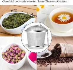 TeaLux 5-Delig RVS Theefilters Set Met Maatlepel En Lekbakjes En Knijper - Theezeef Voor Losse Thee En Kruiden - Tea InfuserStrainer Giftset - Verse Thee FilterZeef Cadeau Pakket - Kruidenbuiltje Ei Met Onderzetters - Geschenkset -Koffie Kortings Winkel 1200x1153 2