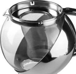Theepot Met Filter - Zilver -Koffie Kortings Winkel 1200x1168 1