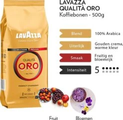 Lavazza Qualità Oro Koffiebonen 6 X 500g -Koffie Kortings Winkel 1200x1170 2