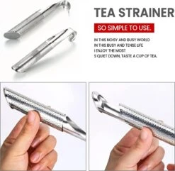 BOTC Thee Infuser - RVS - Theezeef - Thee Knijptang - Thee Ei - Theepot Infuser - Theezeefje -KOMEO160 -Koffie Kortings Winkel 1200x1170 3