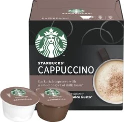 Starbucks By Dolce Gusto Cappuccino Capsules - 36 Koffiecups -Koffie Kortings Winkel 1200x1179