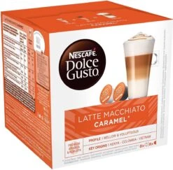 Nescafé Dolce Gusto Caramel Macchiato Capsules - 48 Koffiecups -Koffie Kortings Winkel 1200x1181 1
