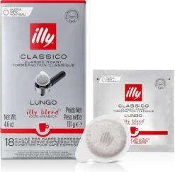 Illy - E.S.E. Servings Classico Lungo 12 X 18 Stuks -Koffie Kortings Winkel 1200x1182 2