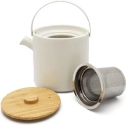 Bredemeijer - Theeset Umea Theepot 1.2L Met Theelichtwarmer - Mat Wit -Koffie Kortings Winkel 1200x1184 11