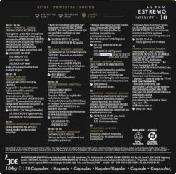 L'OR Lungo Estremo (10) - 10 X 20 Koffiecups -Koffie Kortings Winkel 1200x1186 9