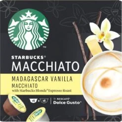 Starbucks By Dolce Gusto Capsules Madagascar Vanilla Macchiato- 3 Doosjes à 12 Koffiecups 9 Starbucks By Dolce Gusto Capsules Madagascar Vanilla Macchiato- 3 Doosjes à 12 Koffiecups -Koffie Kortings Winkel 1200x1195
