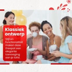 Procidi® Glazen Theepot Met Filter - Theekan Met Infuser - Dubbelwandig Borosilicaat Glas - Thee Thermoskan - Koffiekan 750 ML - Teapot -Koffie Kortings Winkel 1200x1197 16