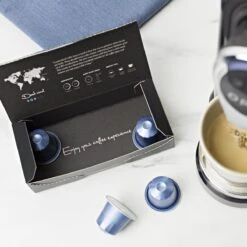 Aroma Club - Nespresso Compatible Capsules (120 St.) - No. 5 Decaf John - Intensiteit 3/5 - Decaf - 100% Aluminium Koffiecups -Koffie Kortings Winkel 1200x1200 122