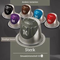 Douwe Egberts Lungo Sterk (10) - 10 X 20 Koffiecups -Koffie Kortings Winkel 1200x1200 140