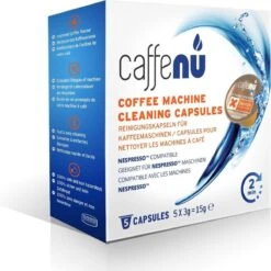 Caffenu Reinigingscapsules Voor Espresso Apparaten 5 Capsules Per Verpakking -Koffie Kortings Winkel 1200x1200 146