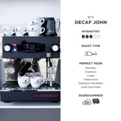 Aroma Club - Cafeïnevrije Koffiebonen 1KG - No. 5 Decaf John - Koffie Intensiteit 3/5 -Koffie Kortings Winkel 1200x1200 188
