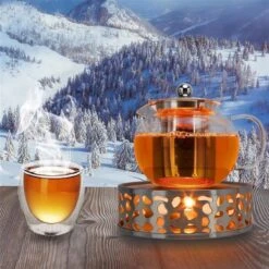 INTIRILIFE Theepot Warmer In Zilver – Roestvrijstalen Theepot Met Patroon Voor Hittebestendige Theepotten – Roestvrijstalen Theewarmer Voor Koffie, Thee En Nog Veel Meer. -Koffie Kortings Winkel 1200x1200 290