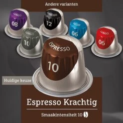 Douwe Egberts Espresso Krachtig (10) - 5 X 40 Koffiecups -Koffie Kortings Winkel 1200x1200 3