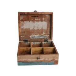 Raw Materials Scrapwood Theedoos – 6 Vakken – Gerecycled Hout -Koffie Kortings Winkel 1200x1200 332