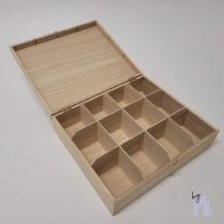 Bymi | Theedoos 12 Vaks | Opdruk But First Tea | Housewarming | Uitzet | Cadeau Voor Haar -Koffie Kortings Winkel 1200x1200 369