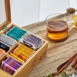 Bambuswald© Houten Theedoos Met 6 Vakken Gemaakt Van 100% Duurzame Bamboe 18 Bambuswald© Houten Theedoos Met 6 Vakken Gemaakt Van 100% Duurzame Bamboe -Koffie Kortings Winkel 1200x1200 393