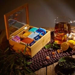 Bambuswald© Houten Theedoos Met 6 Vakken Gemaakt Van 100% Duurzame Bamboe 26 Bambuswald© Houten Theedoos Met 6 Vakken Gemaakt Van 100% Duurzame Bamboe -Koffie Kortings Winkel 1200x1200 400