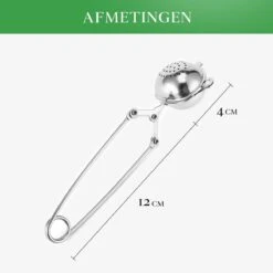 Theezeef Met Handvat Inclusief Lekplaatje - Set Van 3 Stuks - Thee Ei Voor Losse Thee - Theefilter Voor Losse Thee - Thee Infuser -Koffie Kortings Winkel 1200x1200 427