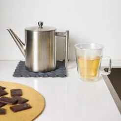 Bredemeijer - Theepot Minuet Cylindre 1,2L Mat Dubbelwandig -Koffie Kortings Winkel 1200x1200 467