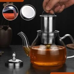 SensaHome - Infuser Theekan/Theepot - Transparant - Glas -Koffie Kortings Winkel 1200x1200 480